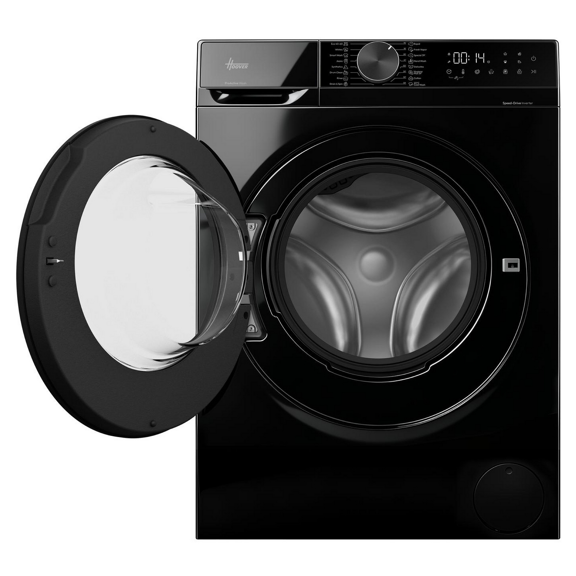 Hoover 8kg Ultra Washing Machine 1400rpm HGD 48SB8BC-80 - Black Hoover 8kg Ultra Washing Machine 1400rpm HGD 48SB8BC-80 - Black