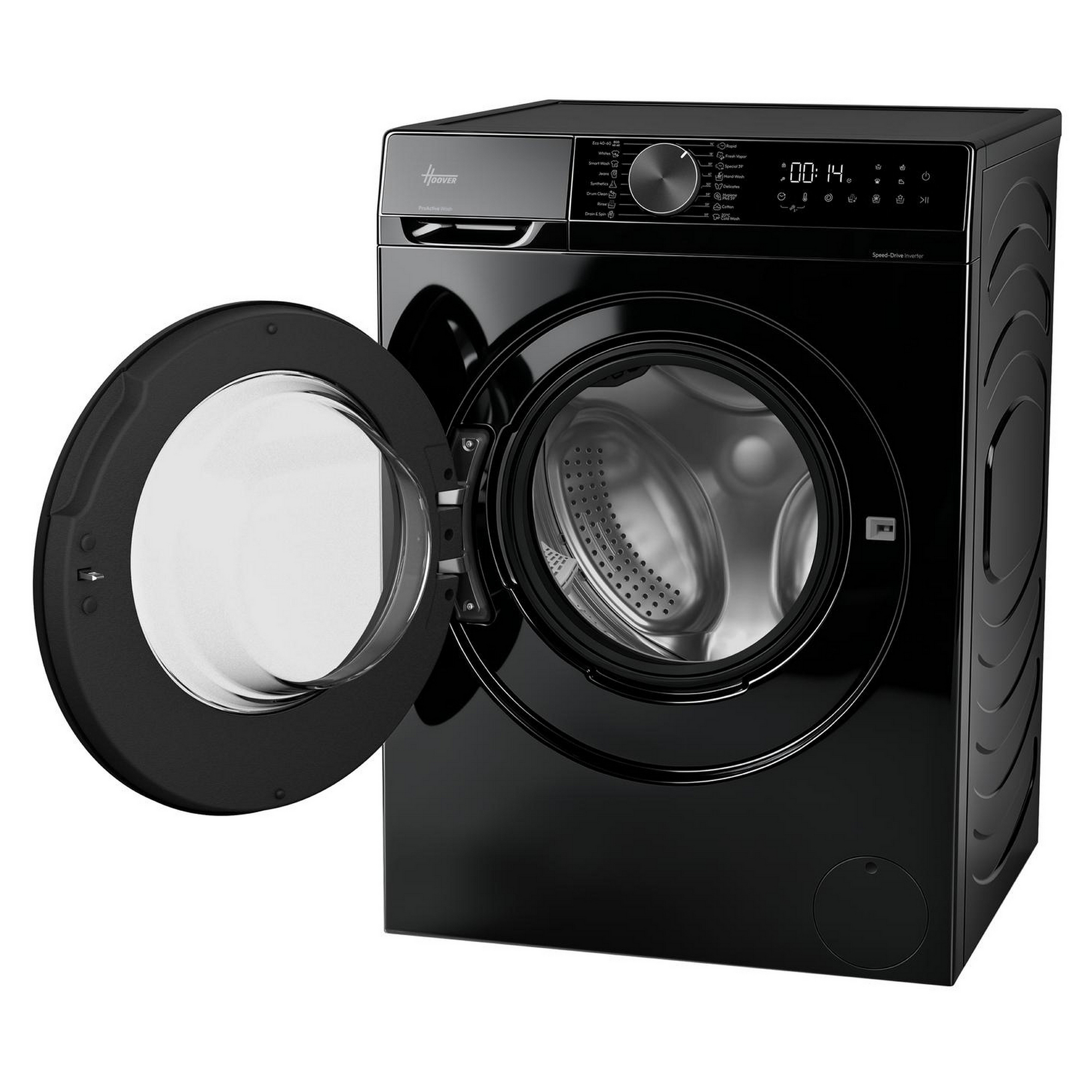 Hoover 8kg Ultra Washing Machine 1400rpm HGD 48SB8BC-80 - Black Hoover 8kg Ultra Washing Machine 1400rpm HGD 48SB8BC-80 - Black