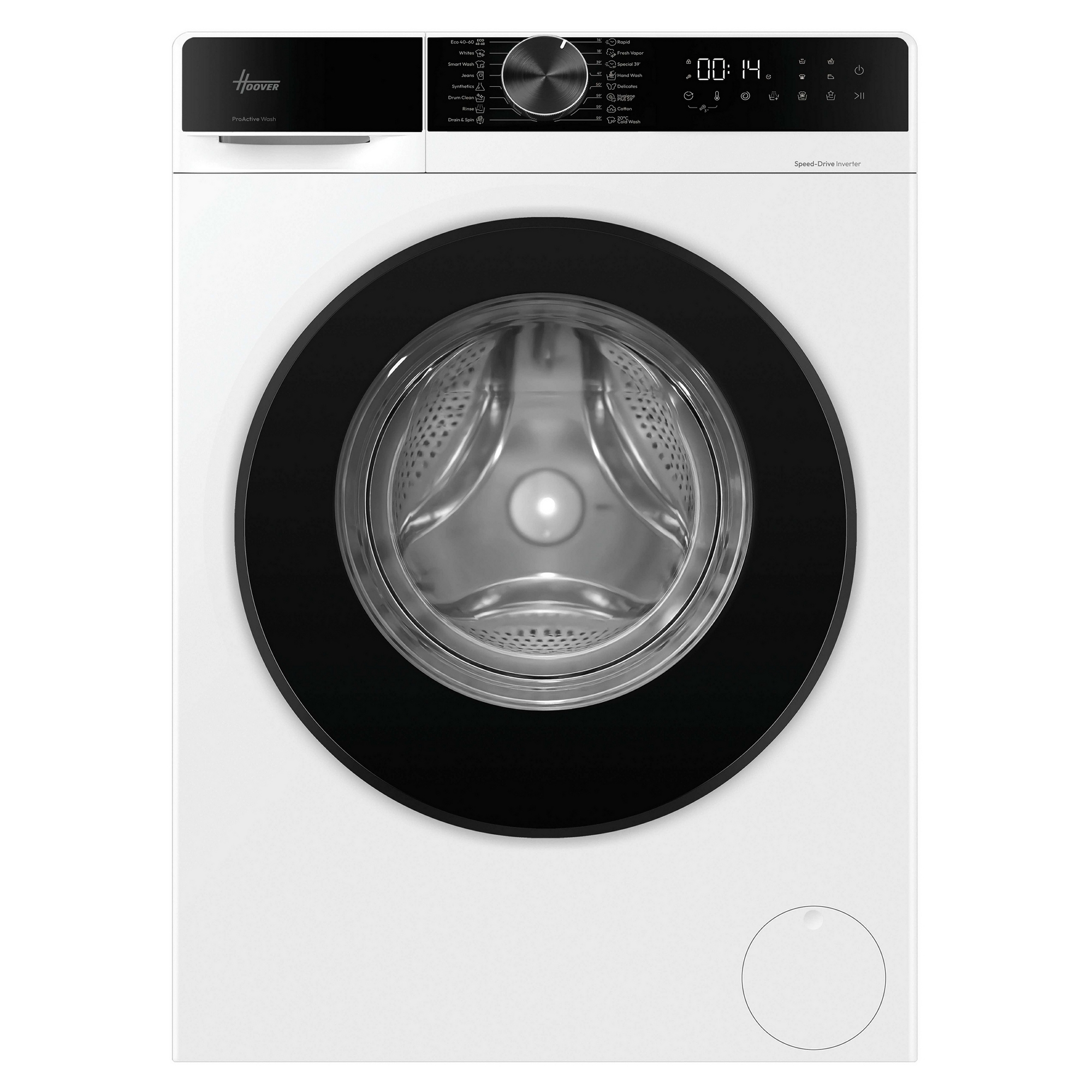 Hoover 8kg 1400 Spin Washing Machine HGD 48SB8C-80 - White