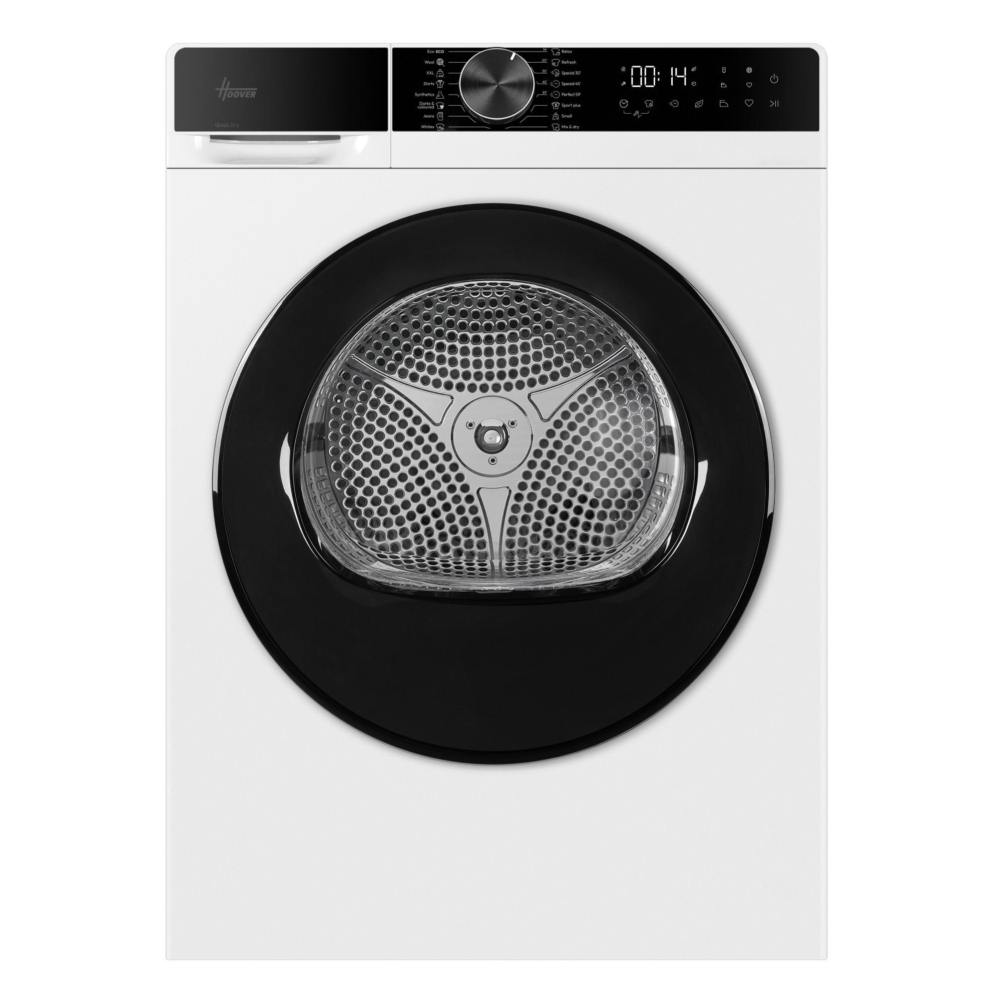 Hoover 8kg Heat Pump Dryer HGD 8N2BC-80 - White