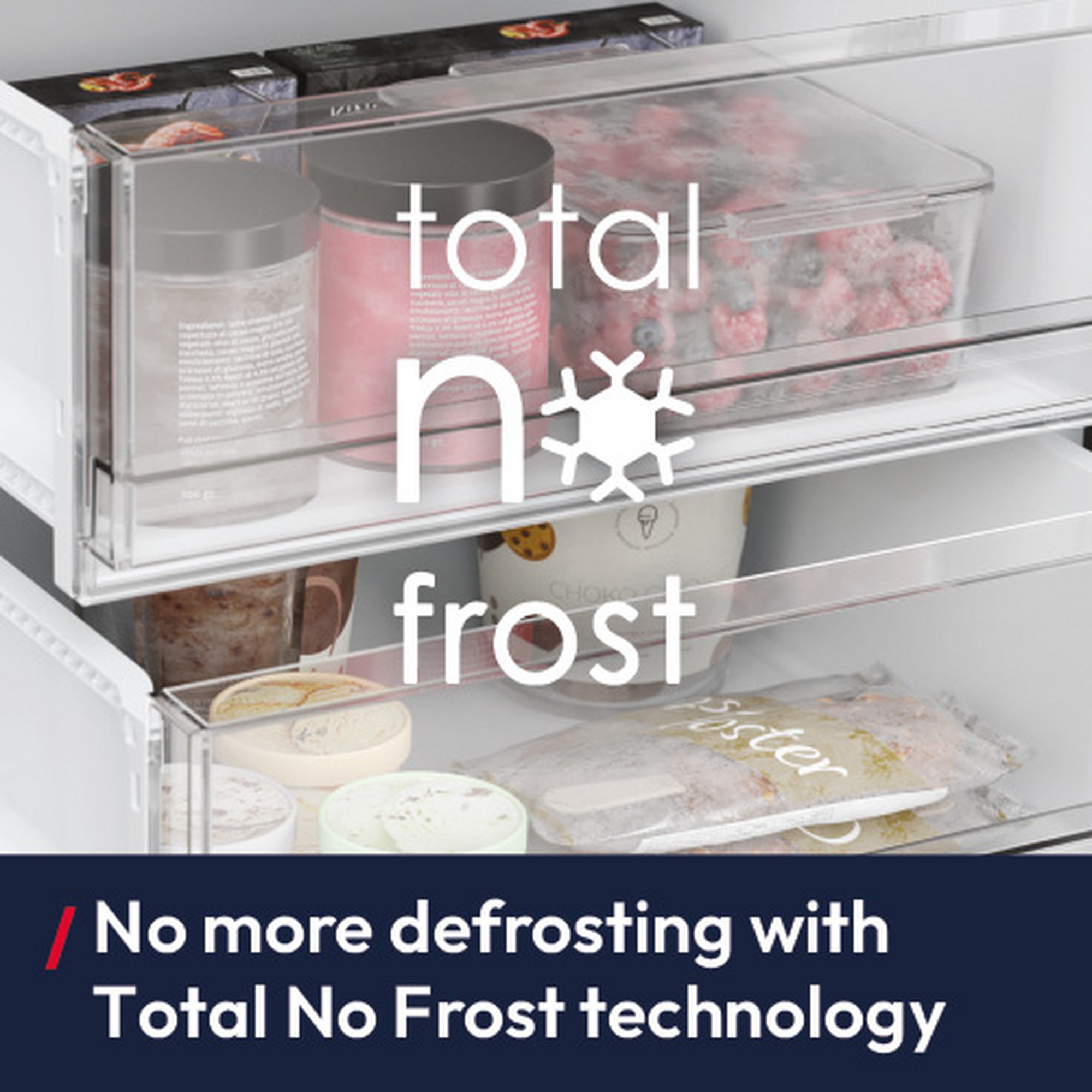 Hoover 55cm Frost Free Fridge Freezer HONCQ3T518ENTK - Black Hoover 55cm Frost Free Fridge Freezer HONCQ3T518ENTK - Black