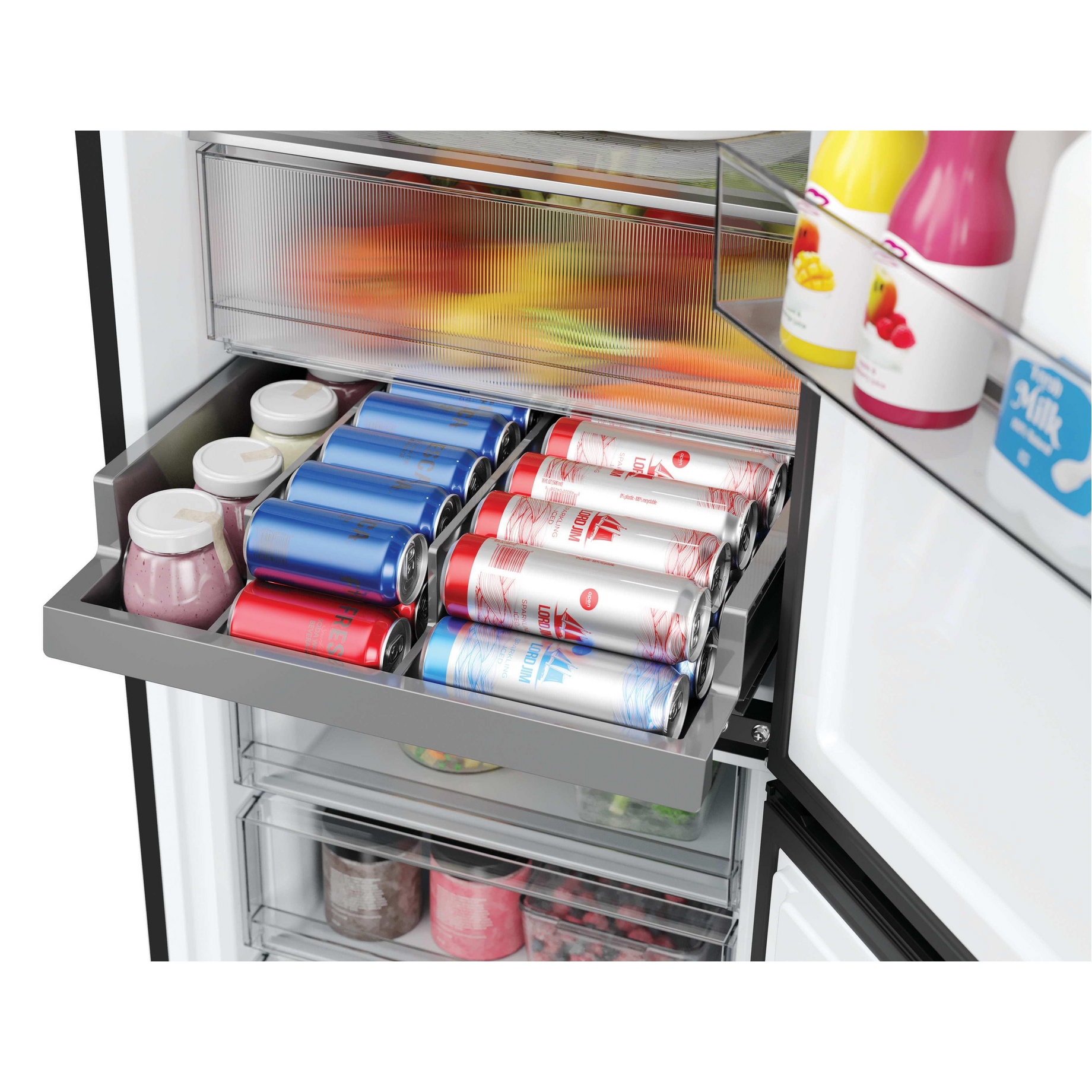 Hoover 55cm Frost Free Fridge Freezer HONCQ3T518ENTK - Black Hoover 55cm Frost Free Fridge Freezer HONCQ3T518ENTK - Black
