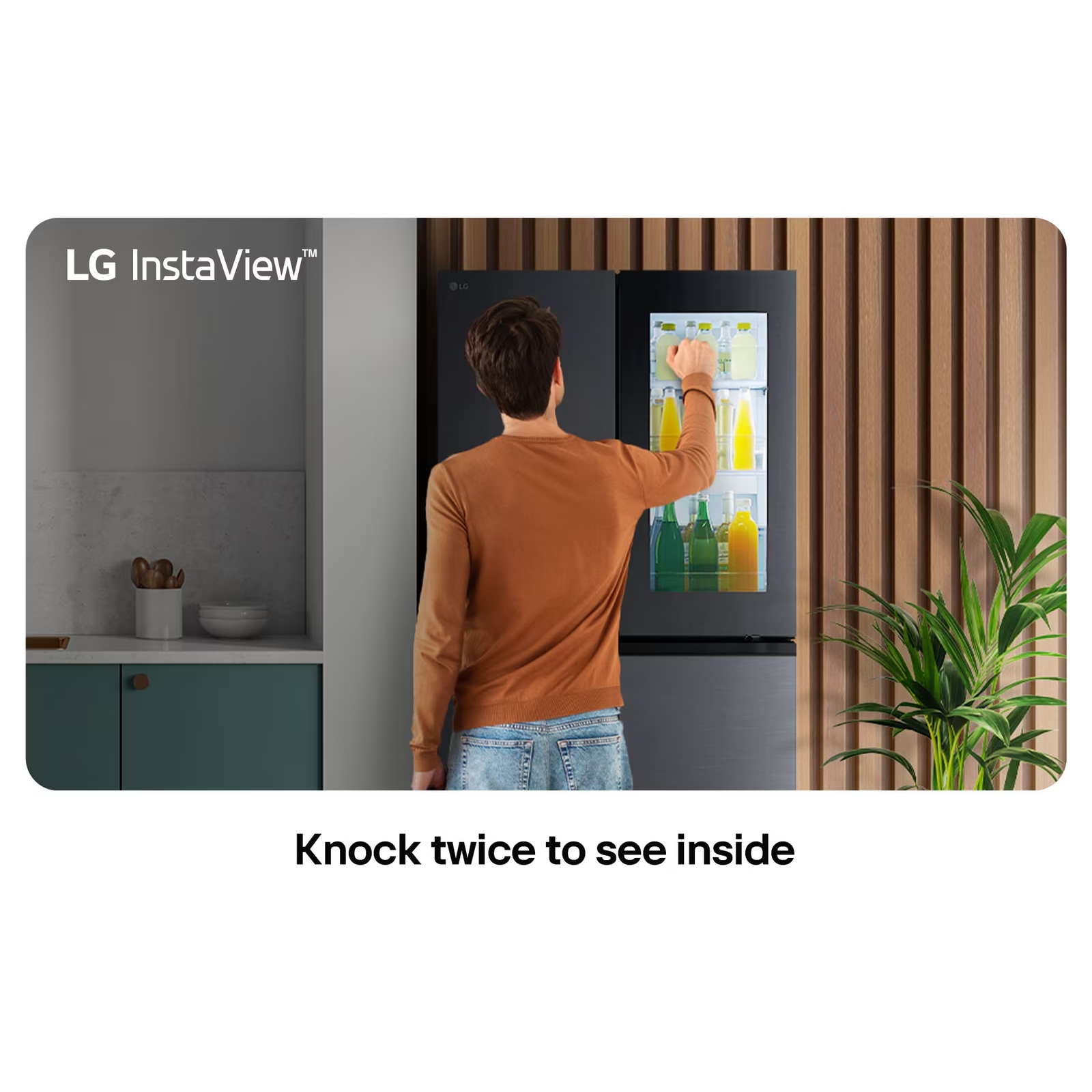 LG Four Door InstaView Fridge Freezer With Water Dispenser & Ice Maker GMK960EV2E - Black Steel LG Four Door InstaView Fridge Freezer With Water Dispenser & Ice Maker GMK960EV2E - Black Steel