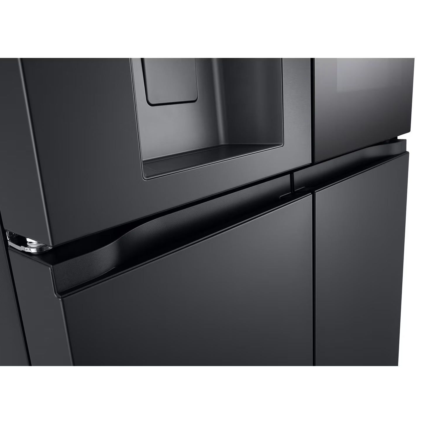 LG Four Door InstaView Fridge Freezer With Water Dispenser & Ice Maker GMK960EV2E - Black Steel LG Four Door InstaView Fridge Freezer With Water Dispenser & Ice Maker GMK960EV2E - Black Steel