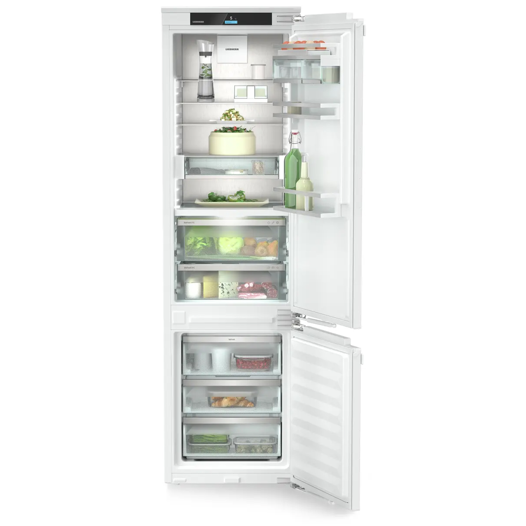 Liebherr 195cm NoFrost 70/30 Integrated Fridge Freezer with BioFresh ICBND5653