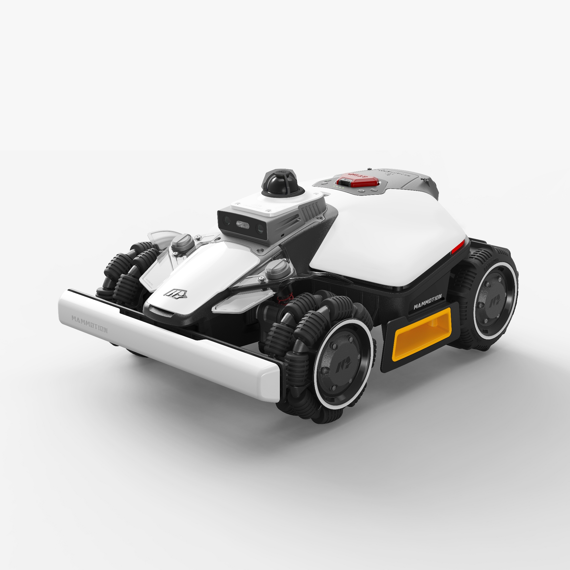 Mammotion Luba Mini 2 1500 Compact AWD Robotic Lawn Mower MTLA25LUM215HUK - White