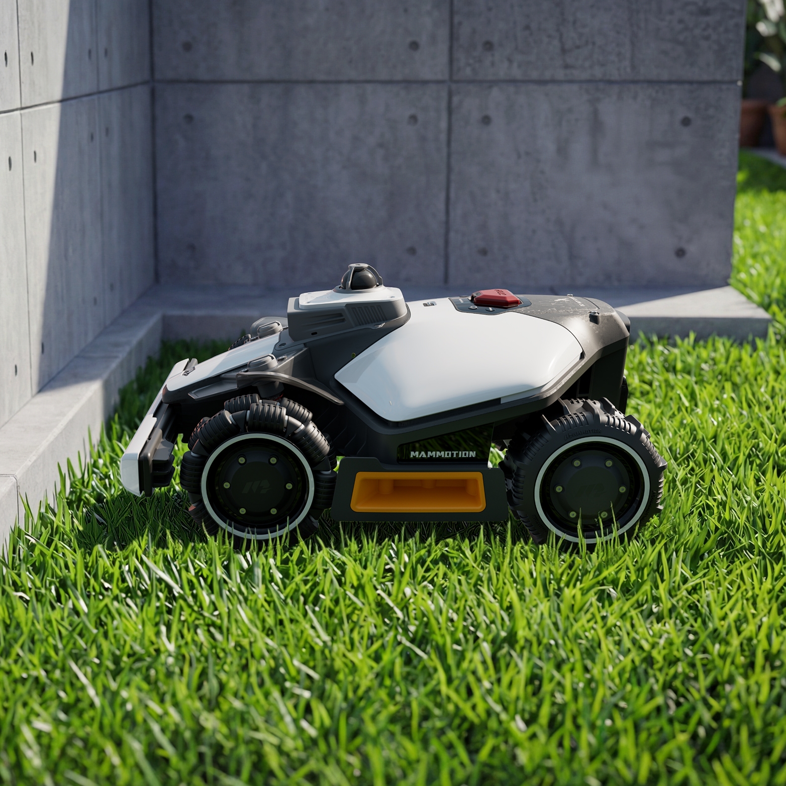 Mammotion Luba Mini 2 1500 Compact AWD Robotic Lawn Mower MTLA25LUM215HUK - White Mammotion Luba Mini 2 1500 Compact AWD Robotic Lawn Mower MTLA25LUM215HUK - White