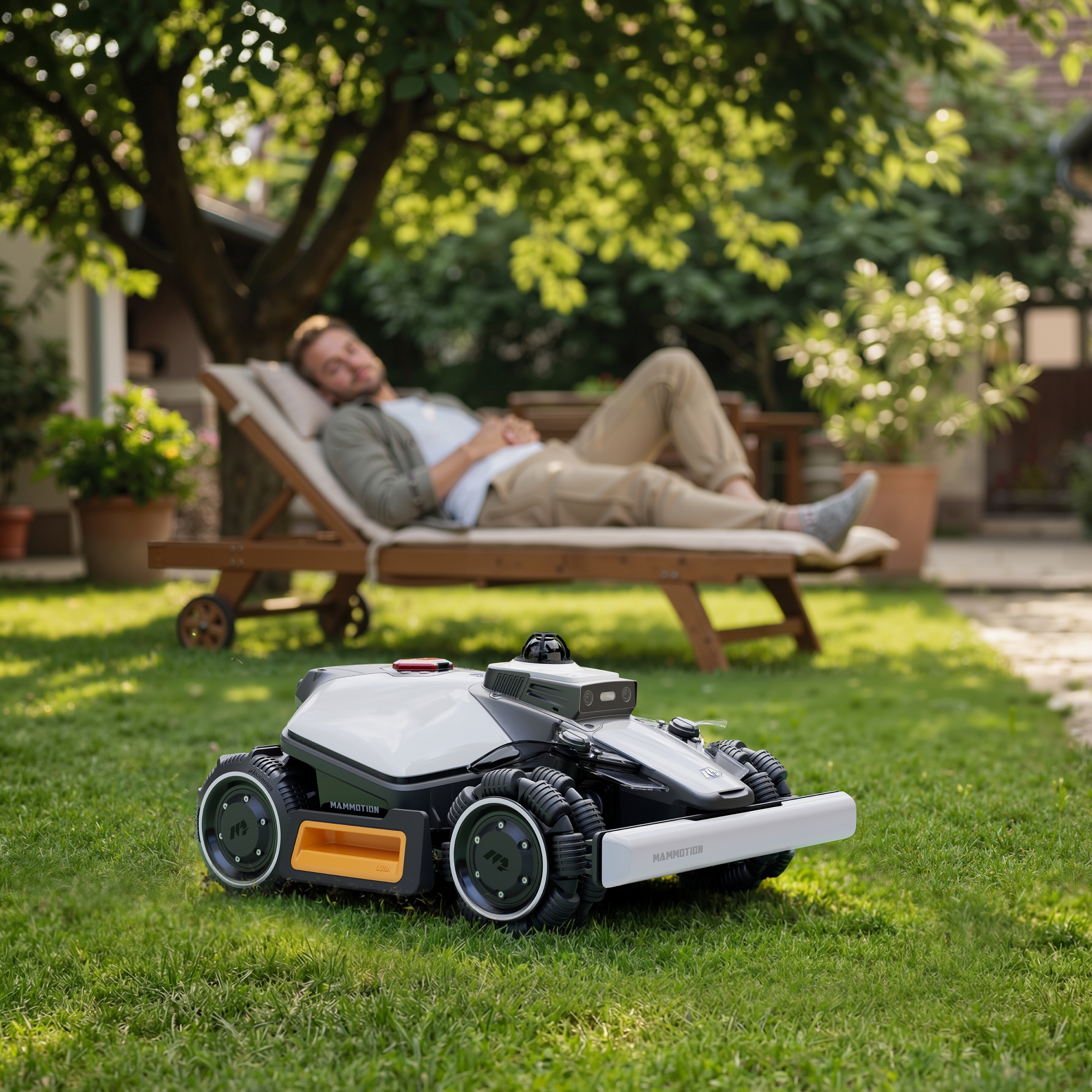 Mammotion Luba Mini 2 1500 Compact AWD Robotic Lawn Mower MTLA25LUM215HUK - White Mammotion Luba Mini 2 1500 Compact AWD Robotic Lawn Mower MTLA25LUM215HUK - White