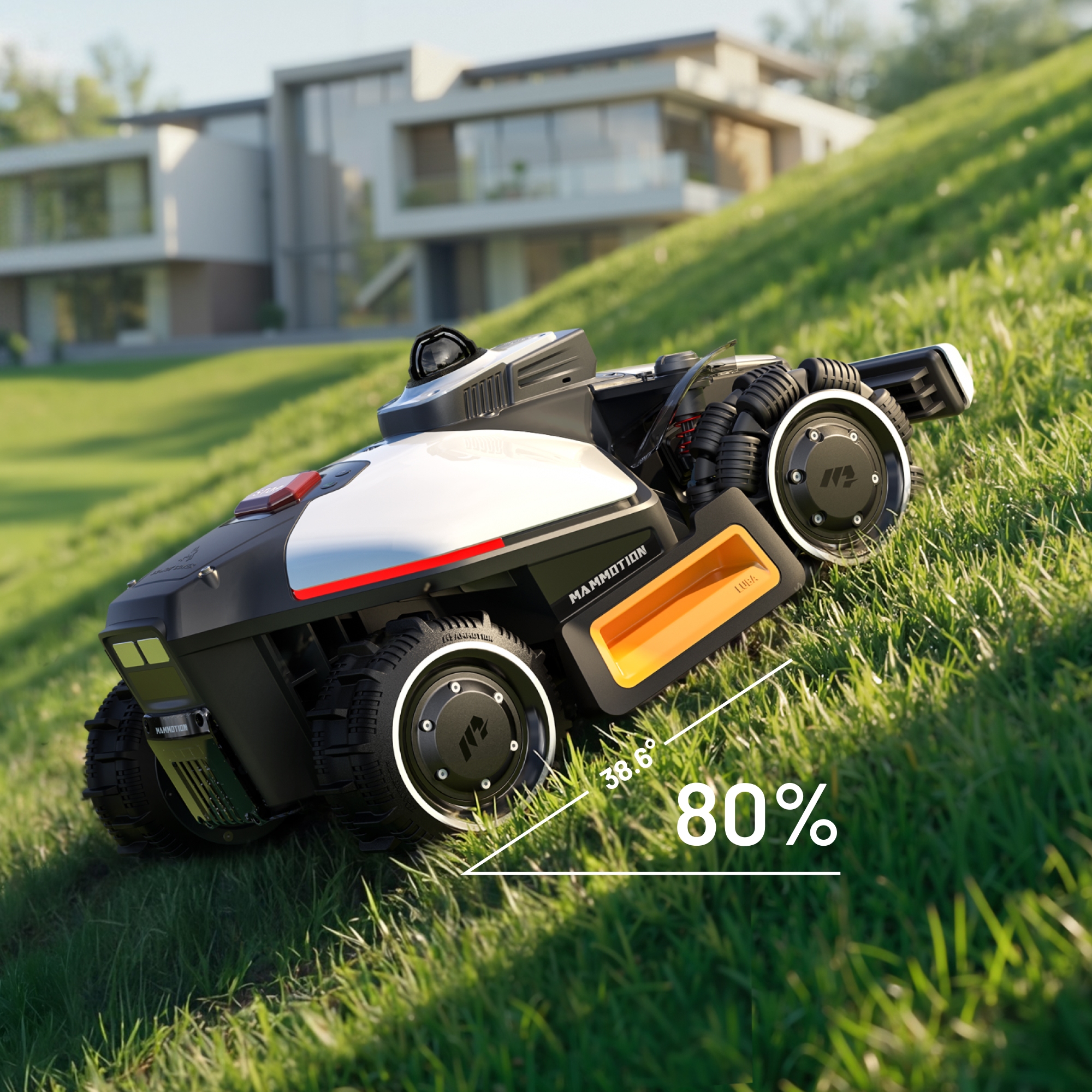 Mammotion Luba Mini 2 1500 Compact AWD Robotic Lawn Mower MTLA25LUM215HUK - White Mammotion Luba Mini 2 1500 Compact AWD Robotic Lawn Mower MTLA25LUM215HUK - White
