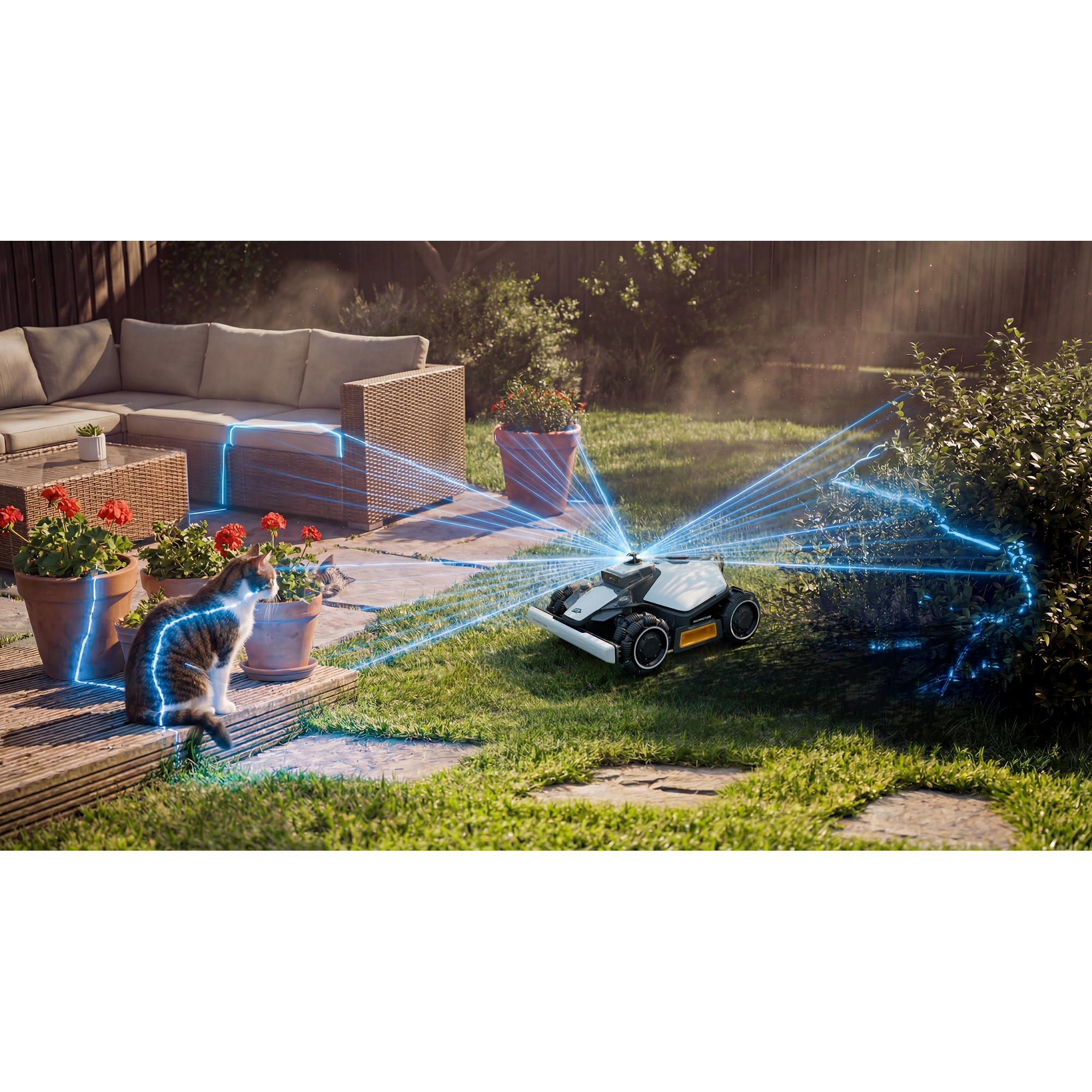 Mammotion Luba Mini 2 1500 Compact AWD Robotic Lawn Mower MTLA25LUM215HUK - White Mammotion Luba Mini 2 1500 Compact AWD Robotic Lawn Mower MTLA25LUM215HUK - White