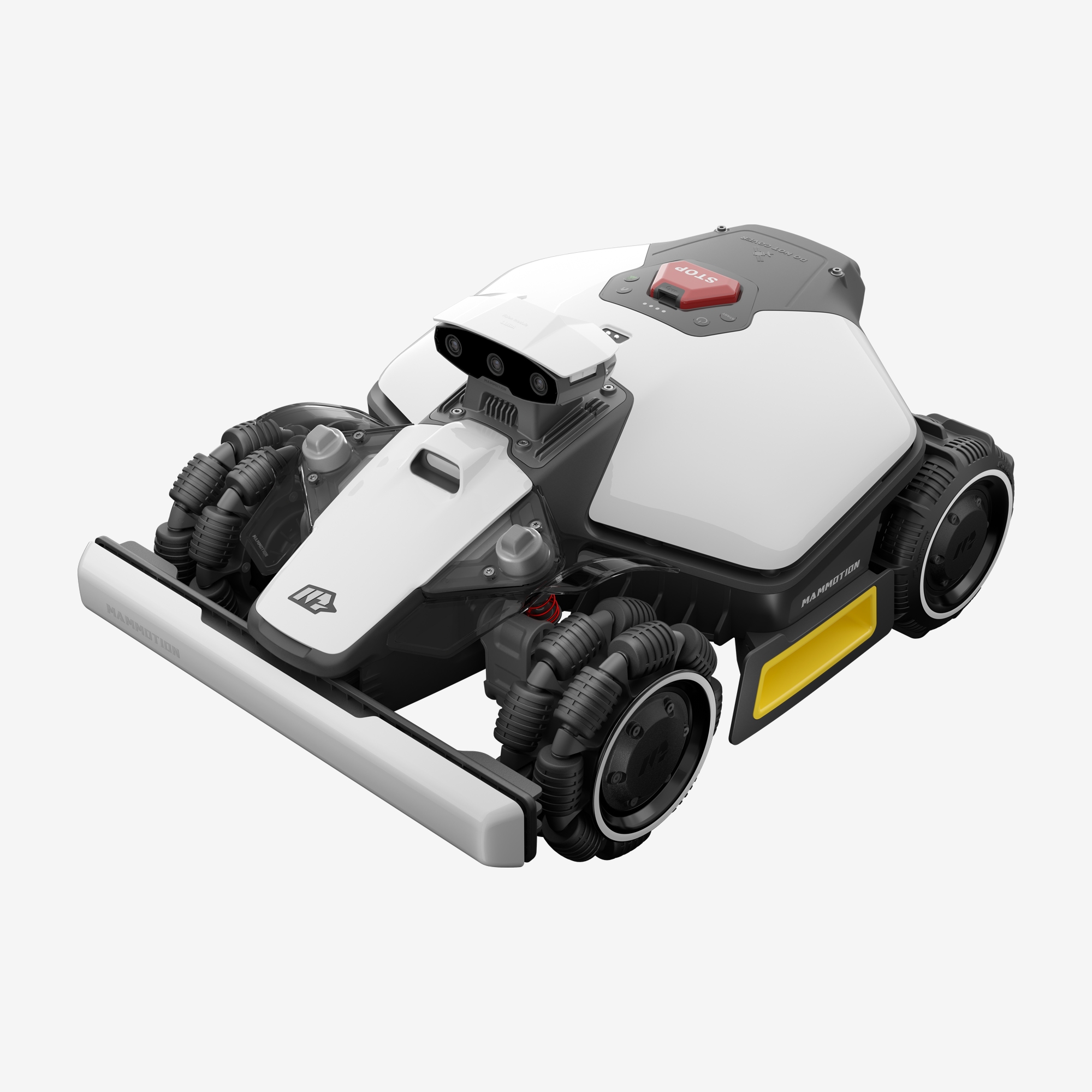 Mammotion Luba Mini 2 1000 Compact AWD Robotic Lawn Mower MTLA25LUM21KUK - White