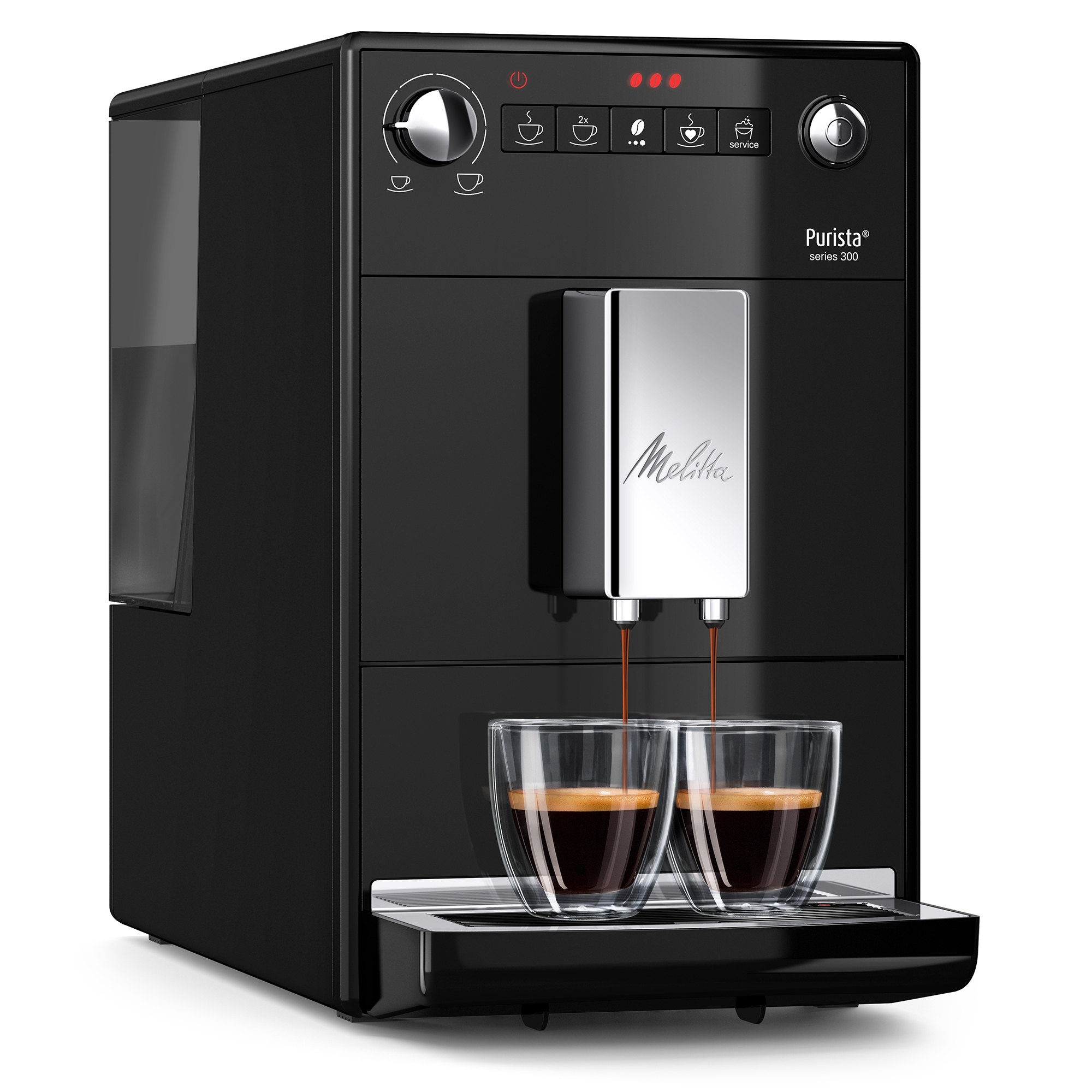 Melitta Purista Freestanding Coffee Machine 6769693 - Black Melitta Purista Freestanding Coffee Machine 6769693 - Black