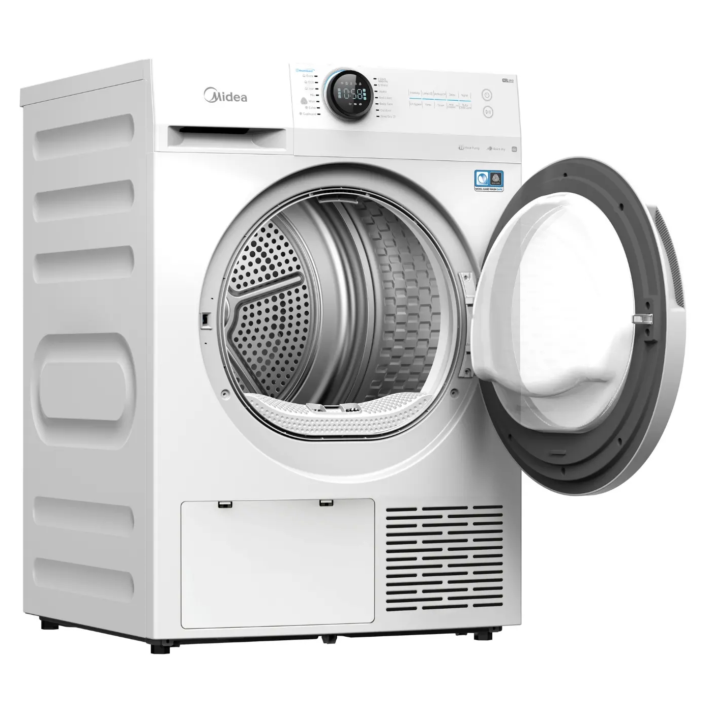 Midea 9kg Heat Pump Dryer MD200H90WB/W-UK - White Midea 9kg Heat Pump Dryer MD200H90WB/W-UK - White