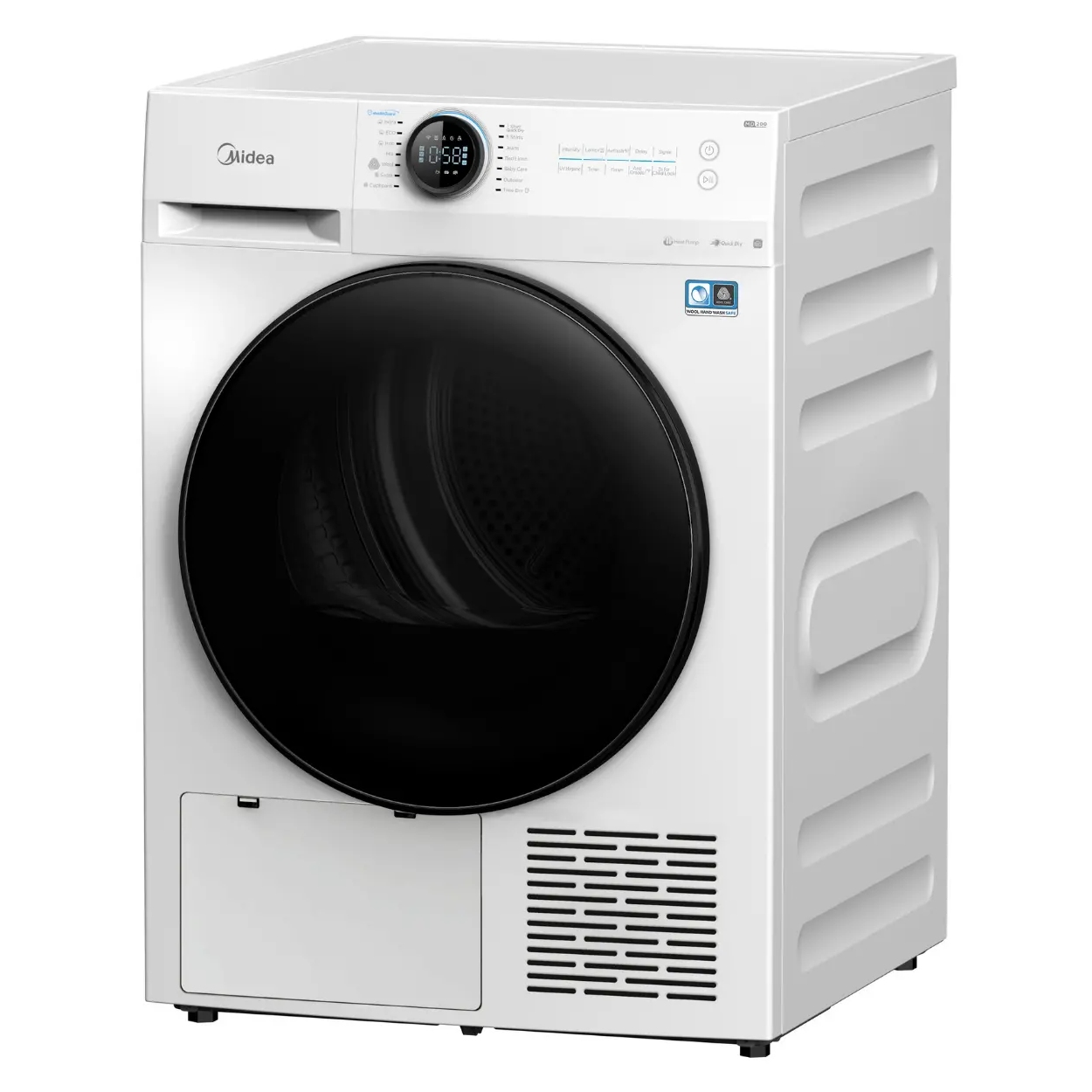 Midea 9kg Heat Pump Dryer MD200H90WB/W-UK - White Midea 9kg Heat Pump Dryer MD200H90WB/W-UK - White