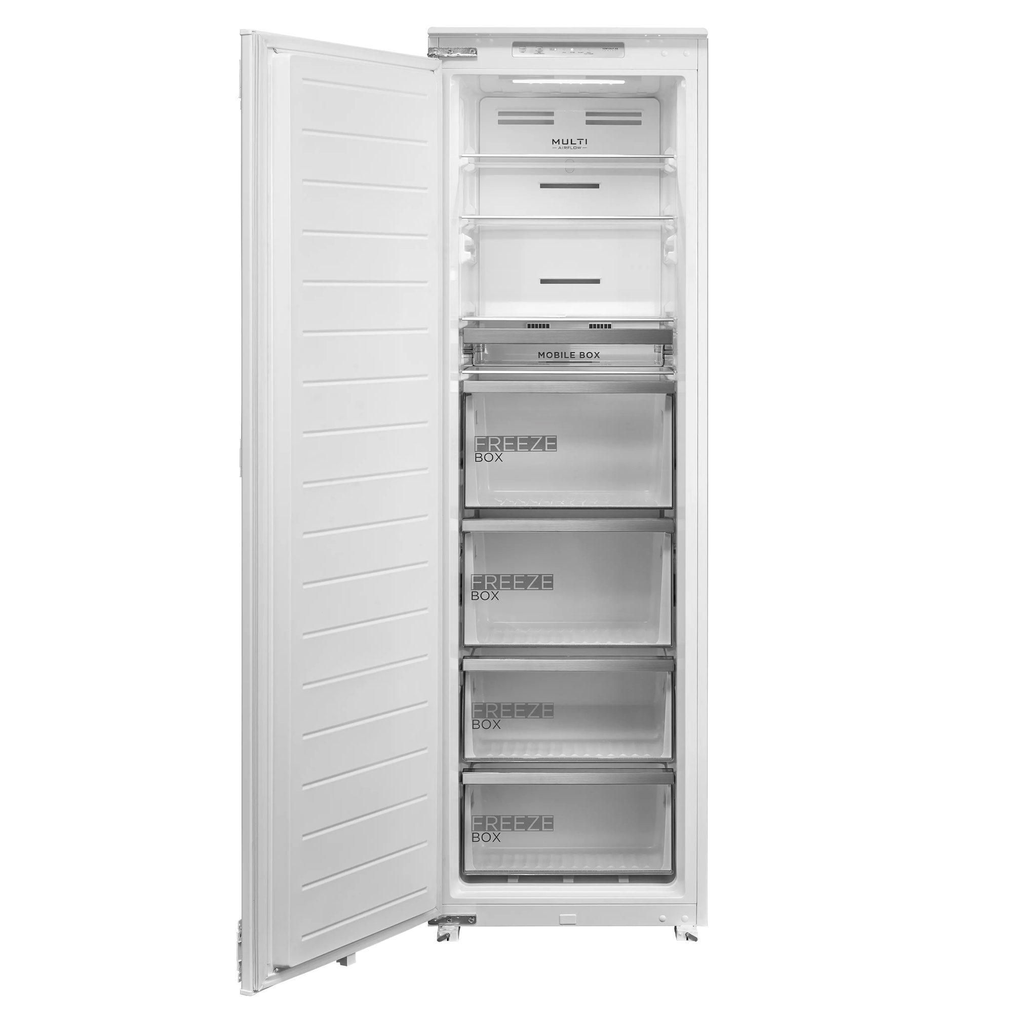 Midea 212L Total No Frost Upright In Column Freezer MDRE306FGE01D - White