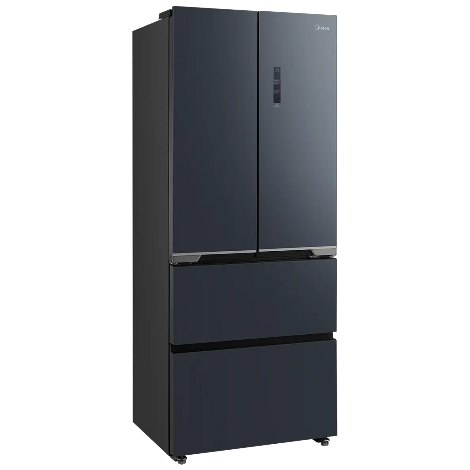 Midea 75.3cm Total No Frost Freestanding American Style Fridge Freezer MDRF600BIE70 - Sapphire Glass Midea 75.3cm Total No Frost Freestanding American Style Fridge Freezer MDRF600BIE70 - Sapphire Glass