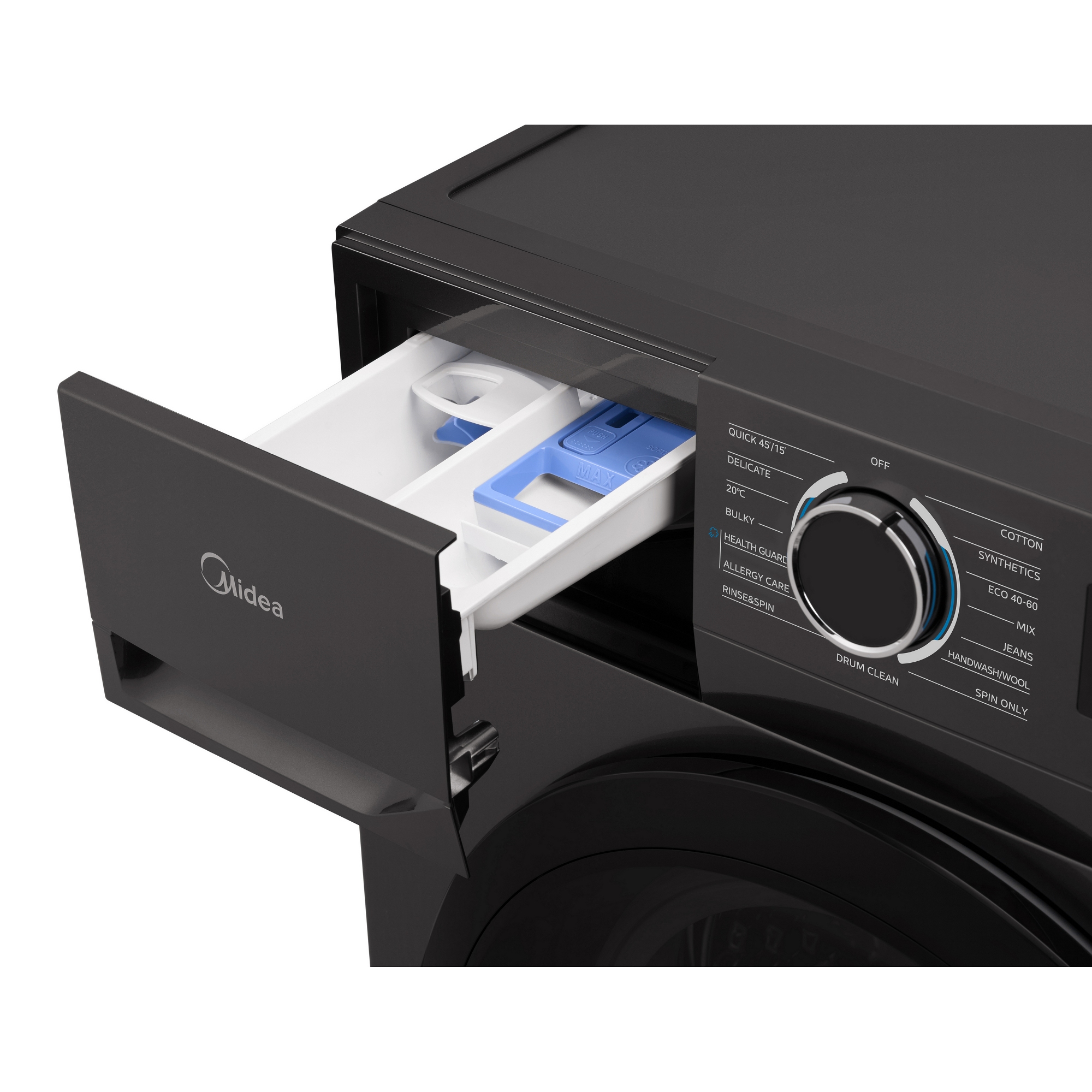 Midea 8kg Washing Machine 1400rpm MF110W80BA10TUK - Graphite Midea 8kg Washing Machine 1400rpm MF110W80BA10TUK - Graphite