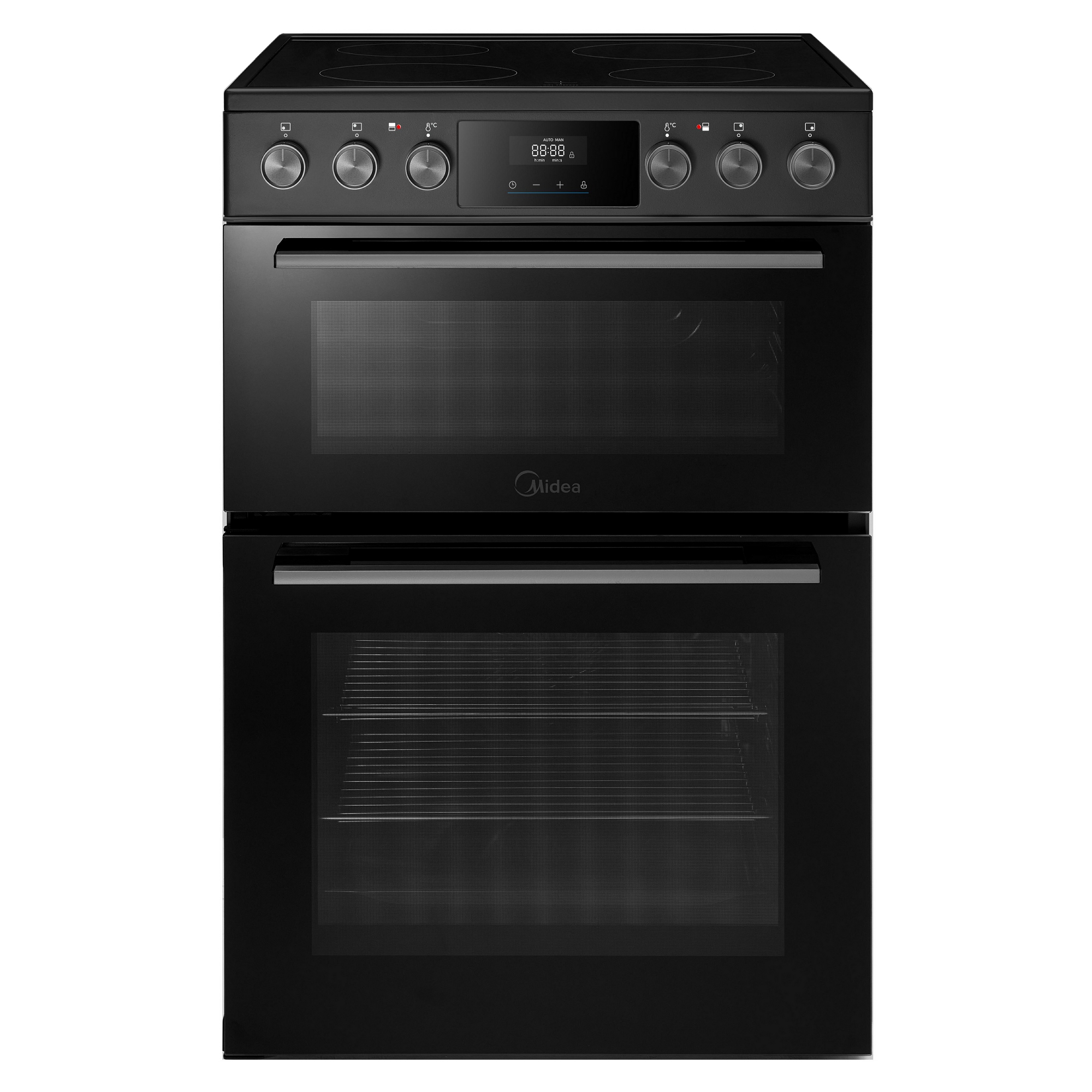 Midea 60cm Freestanding Ceramic Cooker MFO24EME4R118-BK - Black