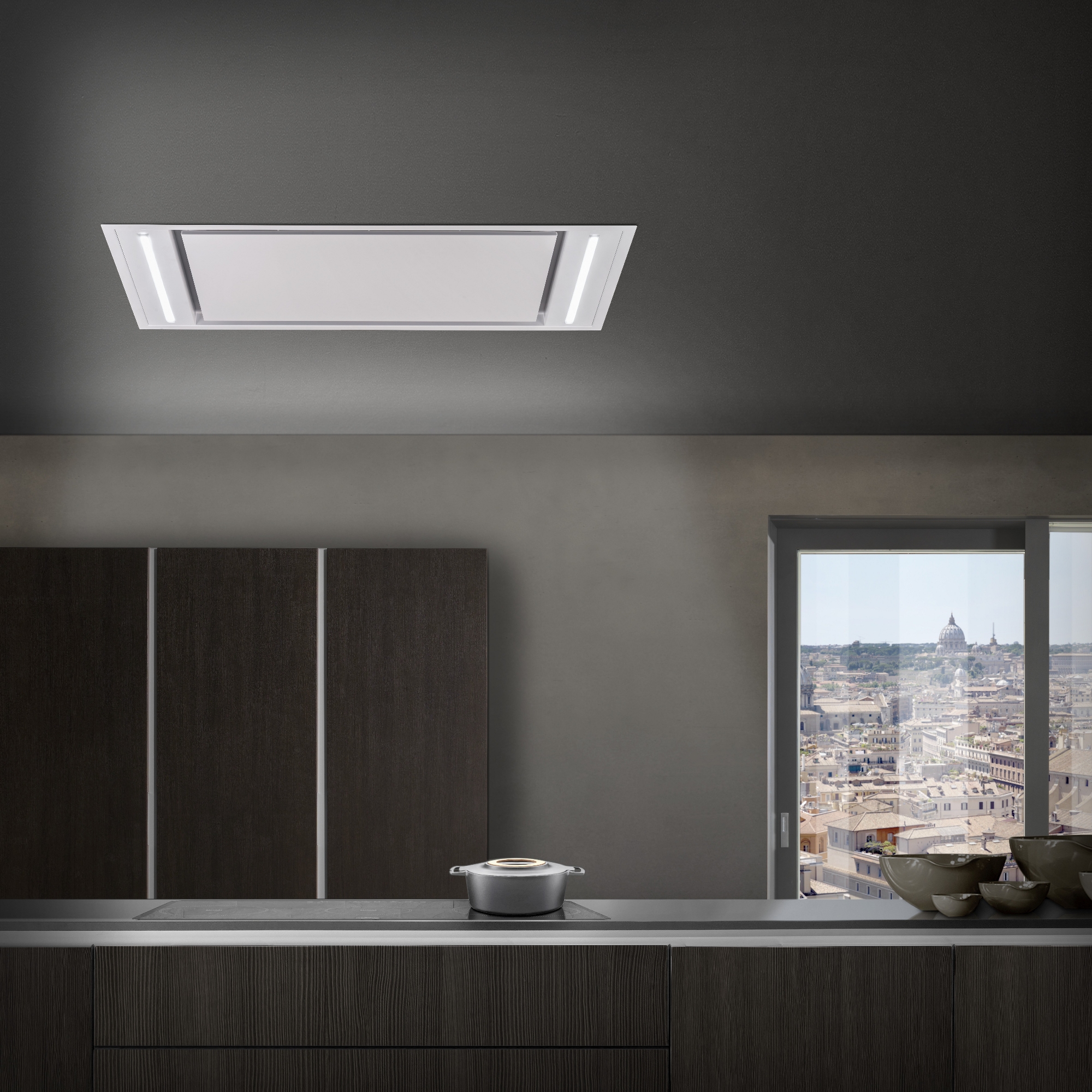 Miro NEBULA 100x50cm Ceiling Hood 275115 - Stainless Steel Miro NEBULA 100x50cm Ceiling Hood 275115 - Stainless Steel