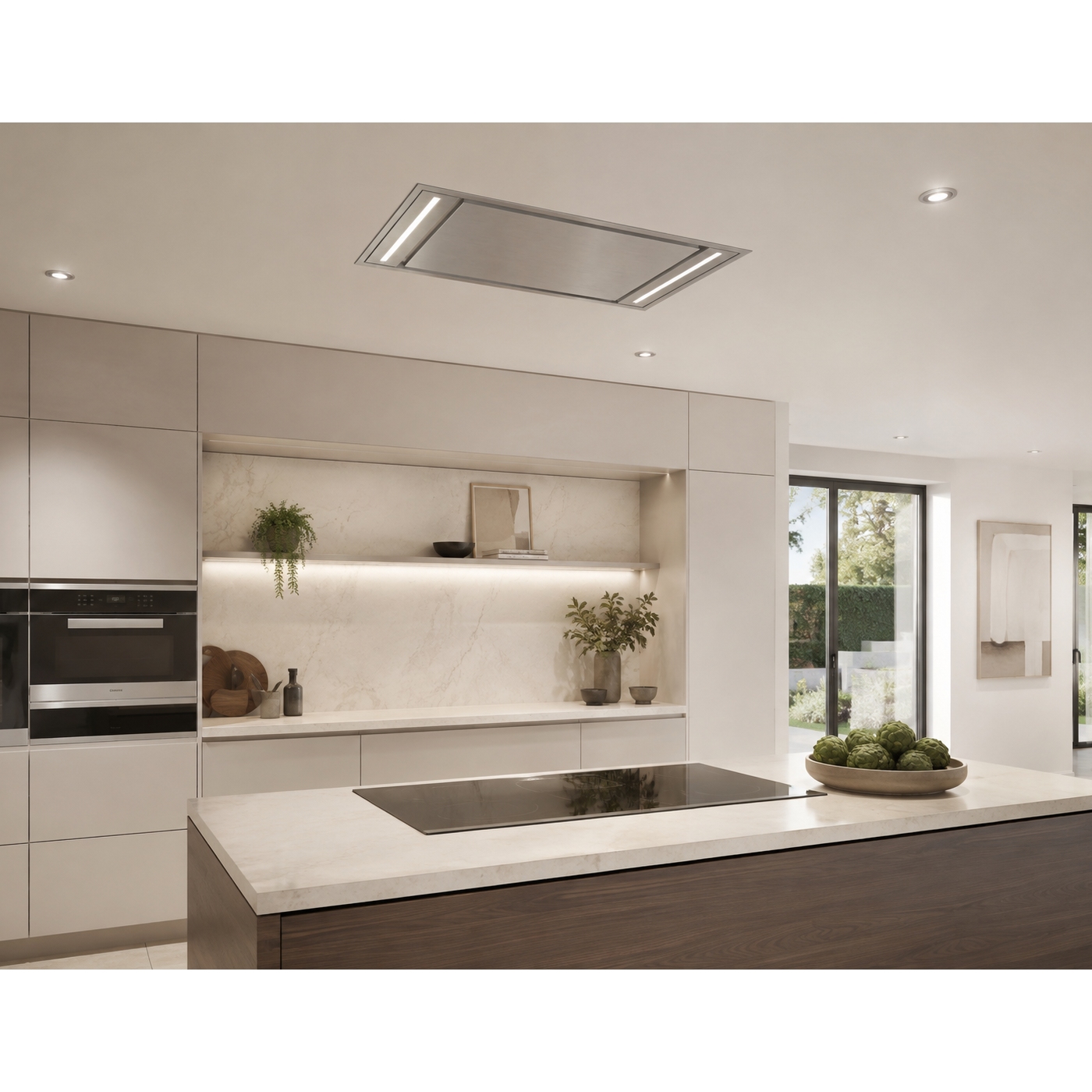 Miro NEBULA 100x50cm Ceiling Hood 275115 - Stainless Steel Miro NEBULA 100x50cm Ceiling Hood 275115 - Stainless Steel