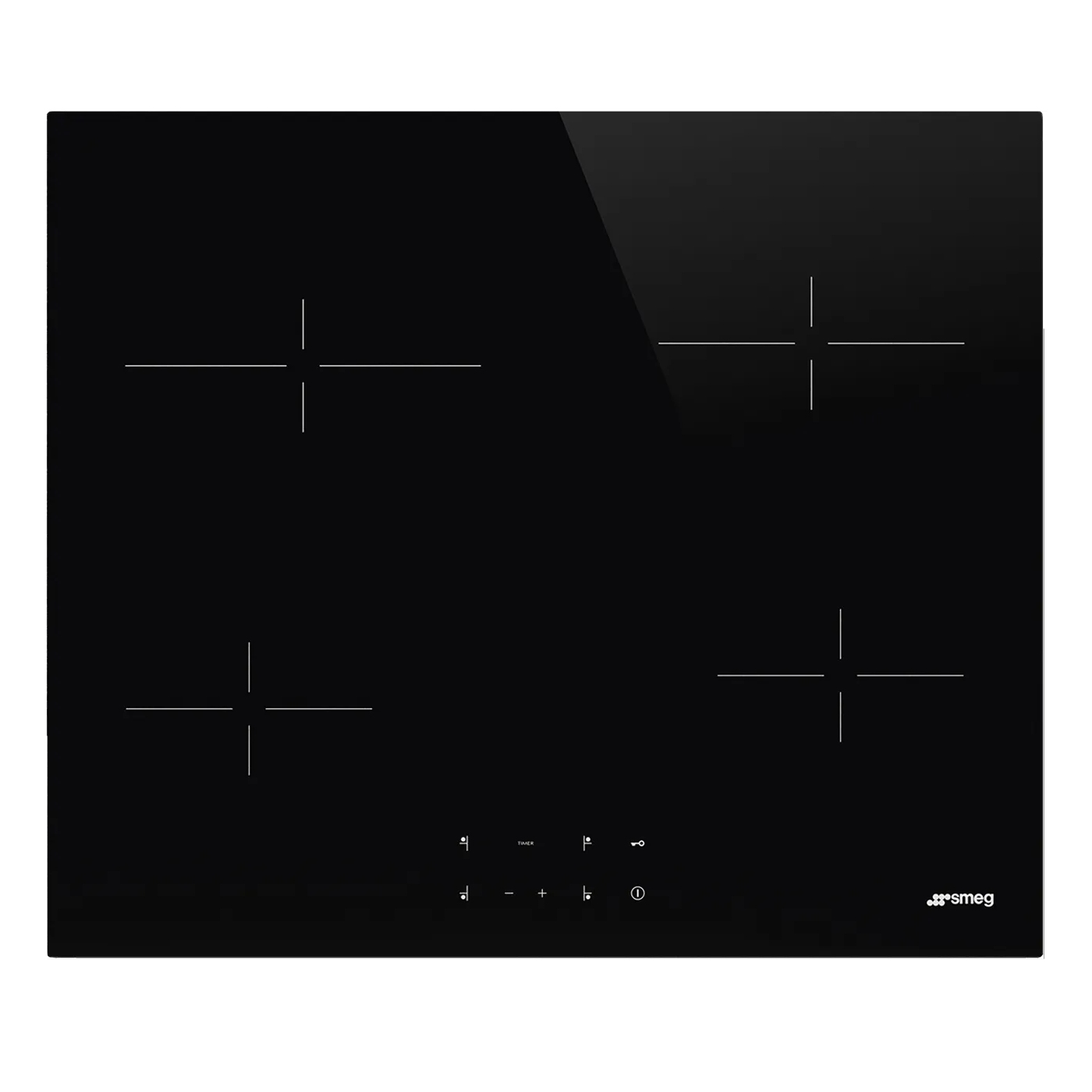 Smeg 60cm Touch Control Ceramic Hob SE264TD2 - Black