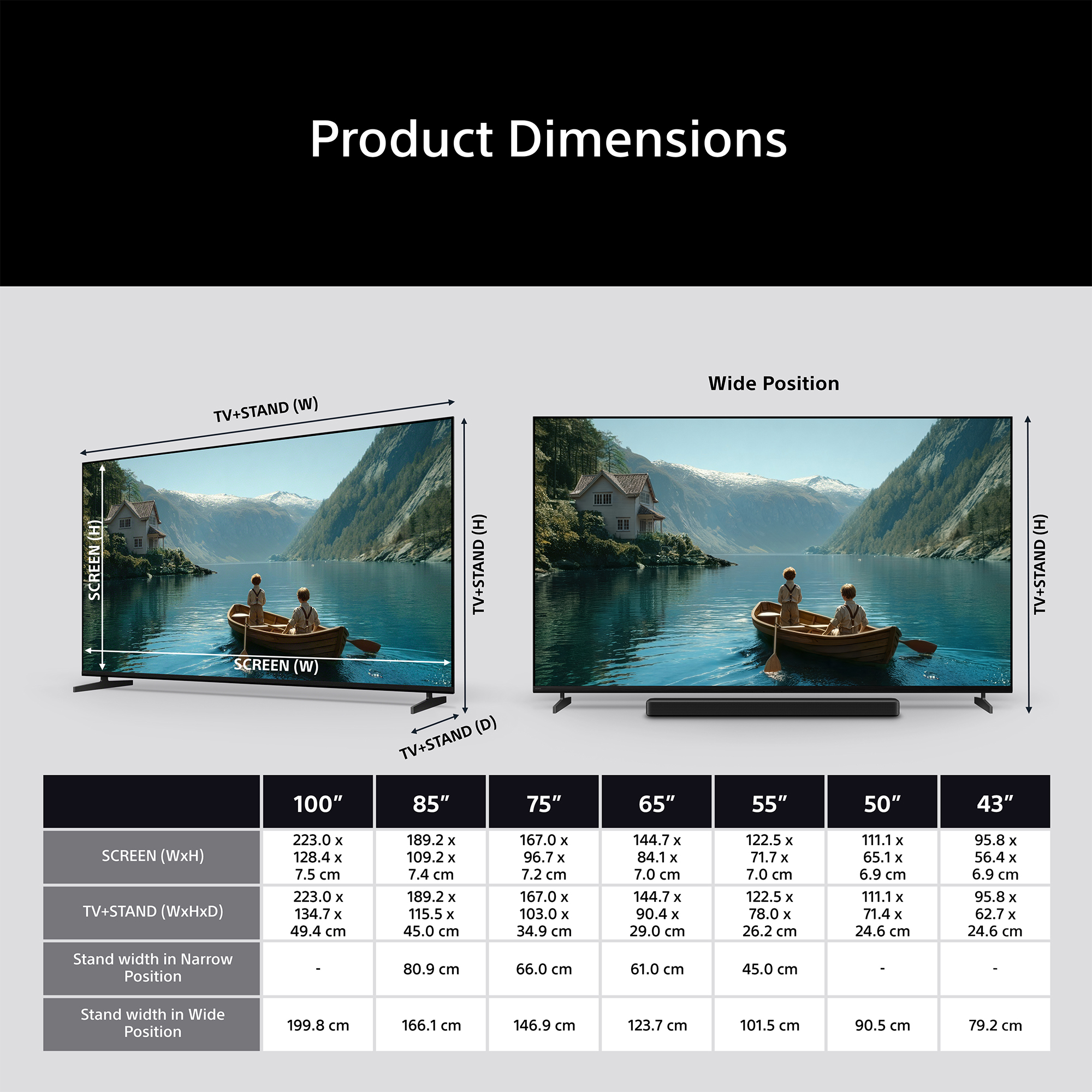 Sony 100" Bravia 3 4K LED HDR Smart TV K100XR38M2PBUKA - Black Sony 100" Bravia 3 4K LED HDR Smart TV K100XR38M2PBUKA - Black